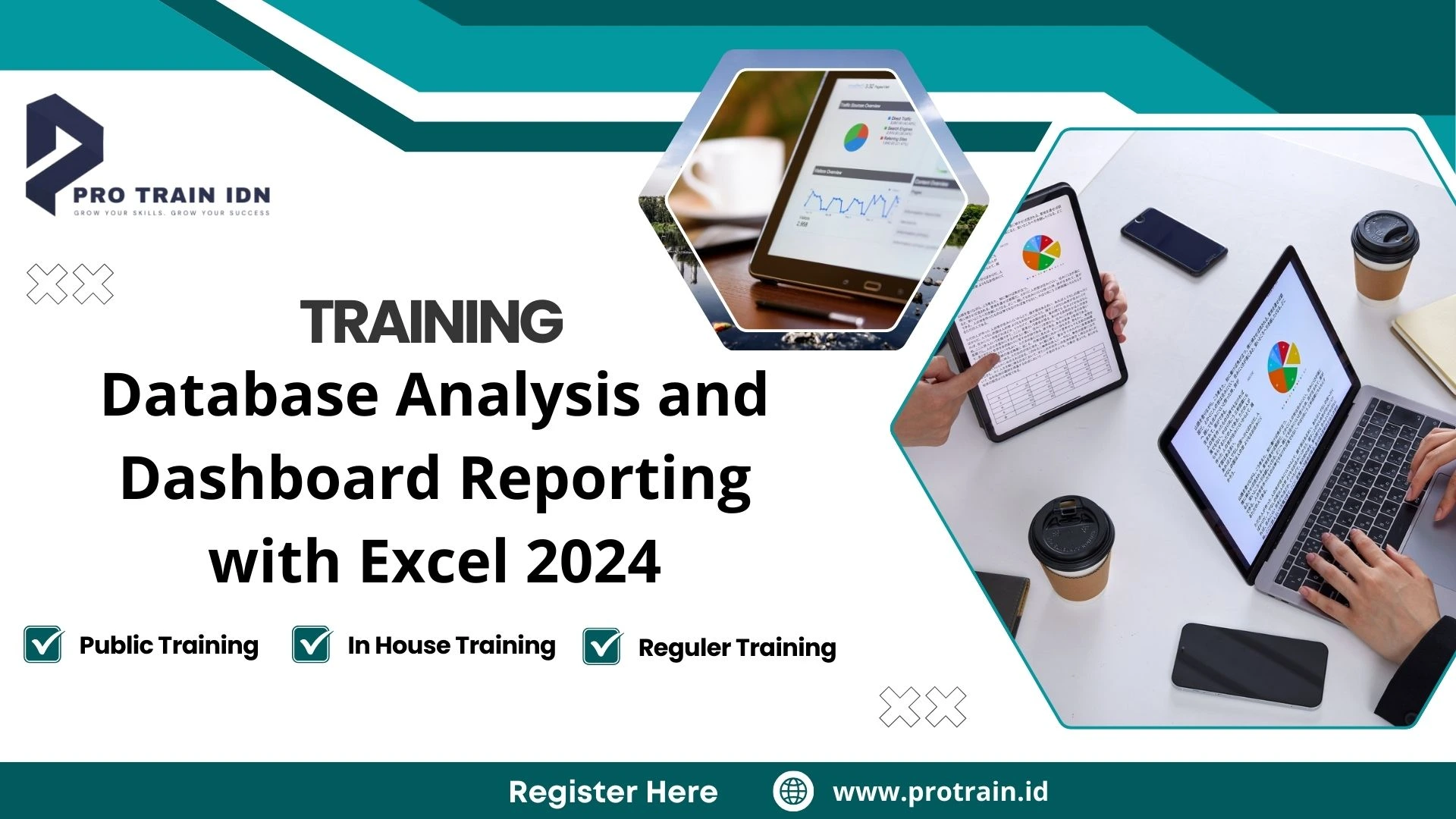 Training Database Analysis and Dashboard Reporting with Excel 2024