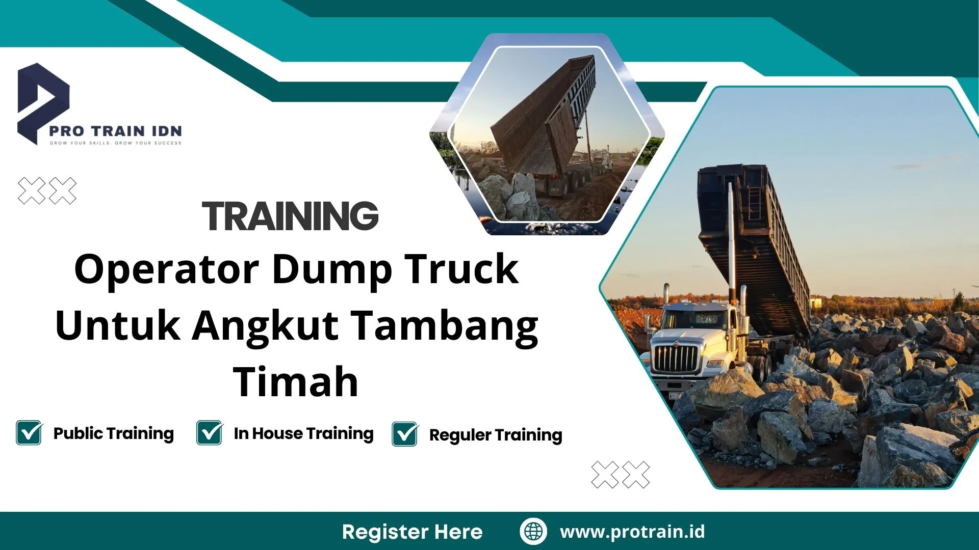 Training Operator Dump Truck Untuk Angkut Tambang Timah