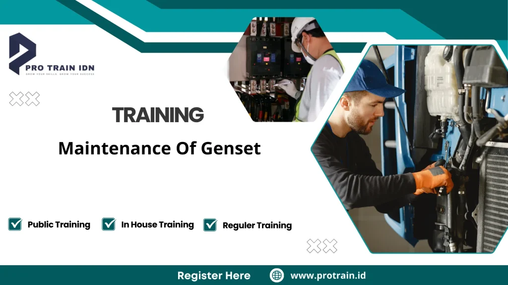Training maintenance genset industri