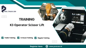 Training operator scissor lift