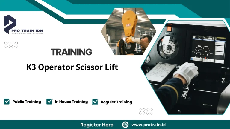 Training operator scissor lift