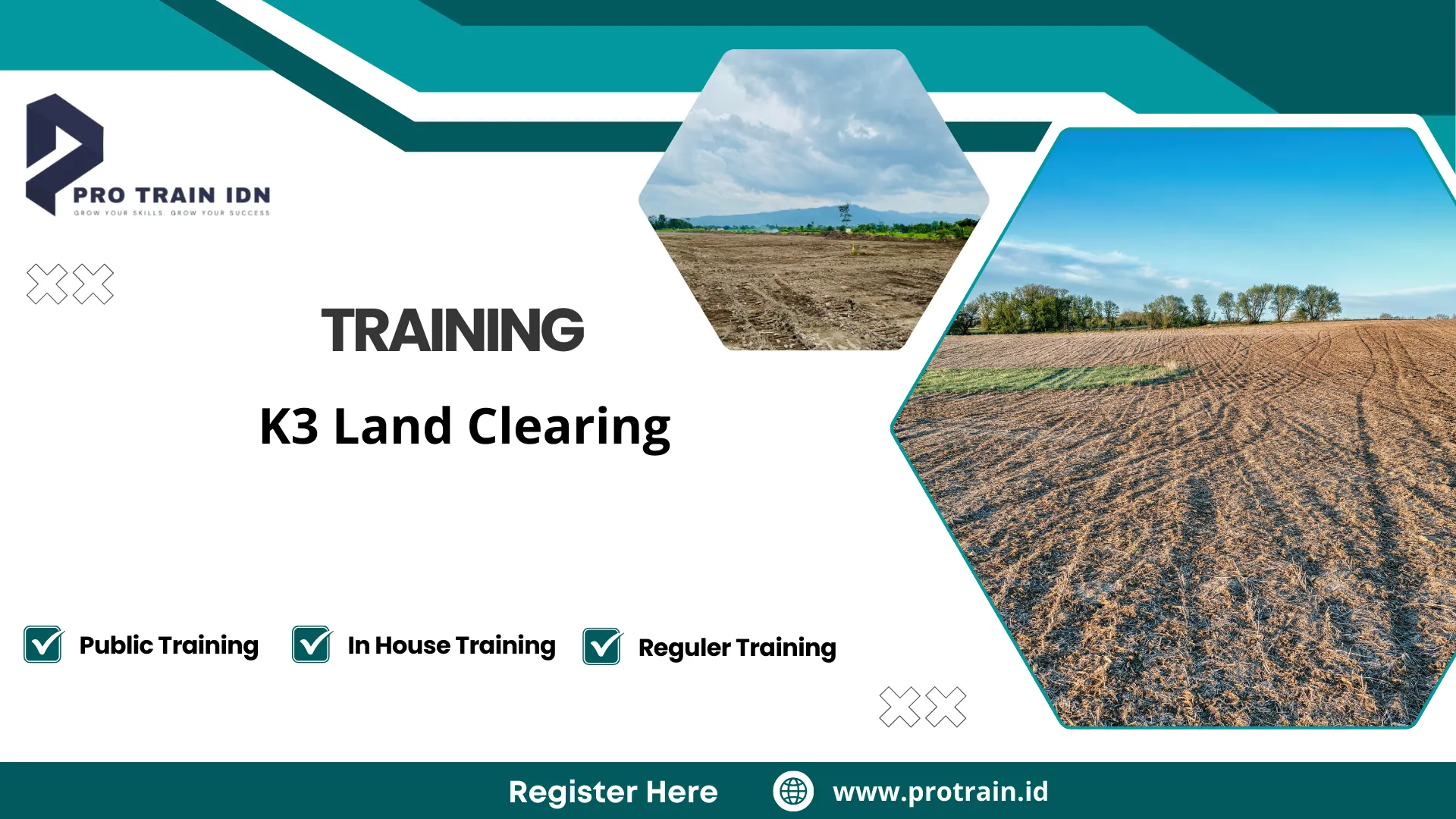 Pelatihan keselamatan kerja pembukaan lahan