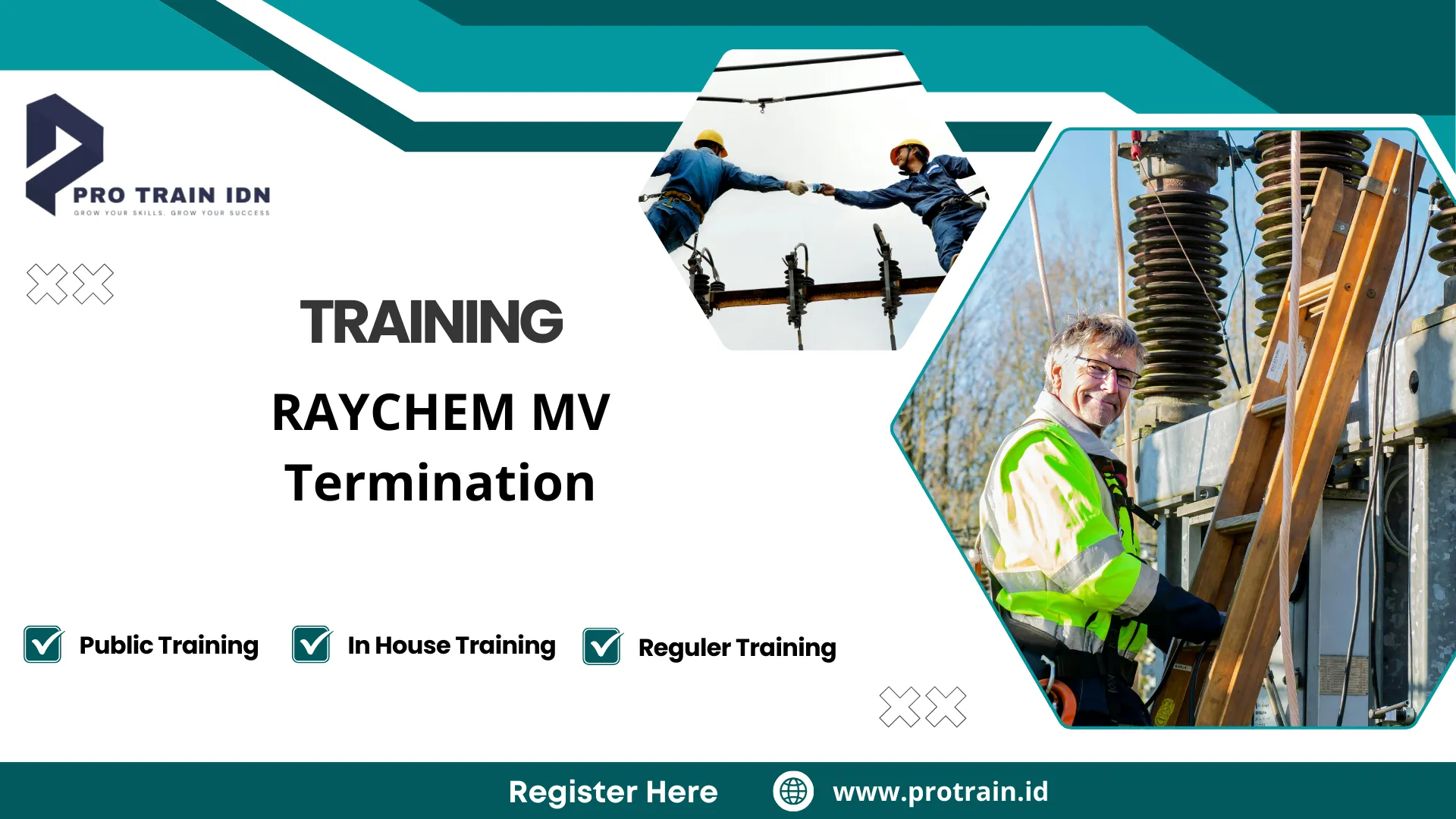 Training instalasi kabel listrik MV