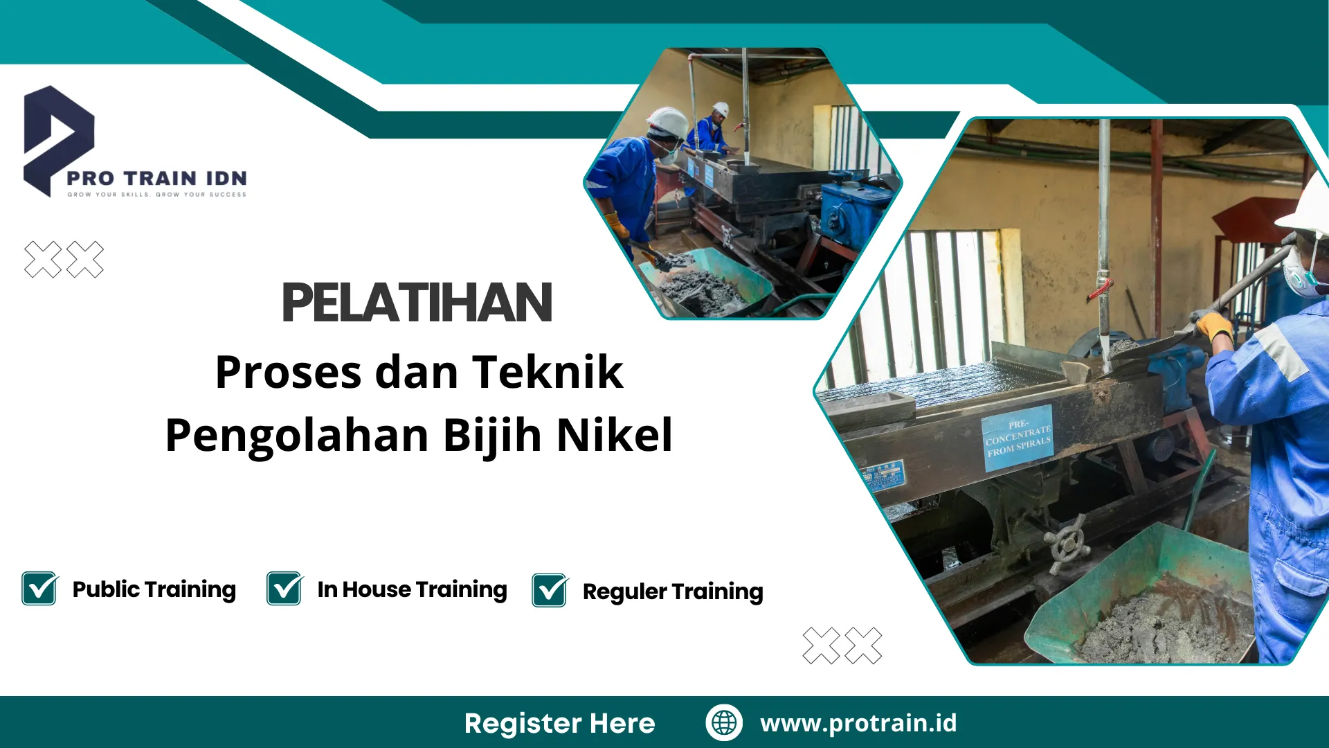 Training proses ekstraksi nikel