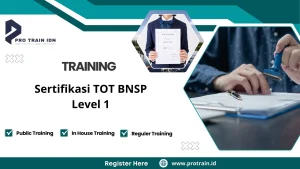 Training Sertifikasi TOT BNSP Level 1