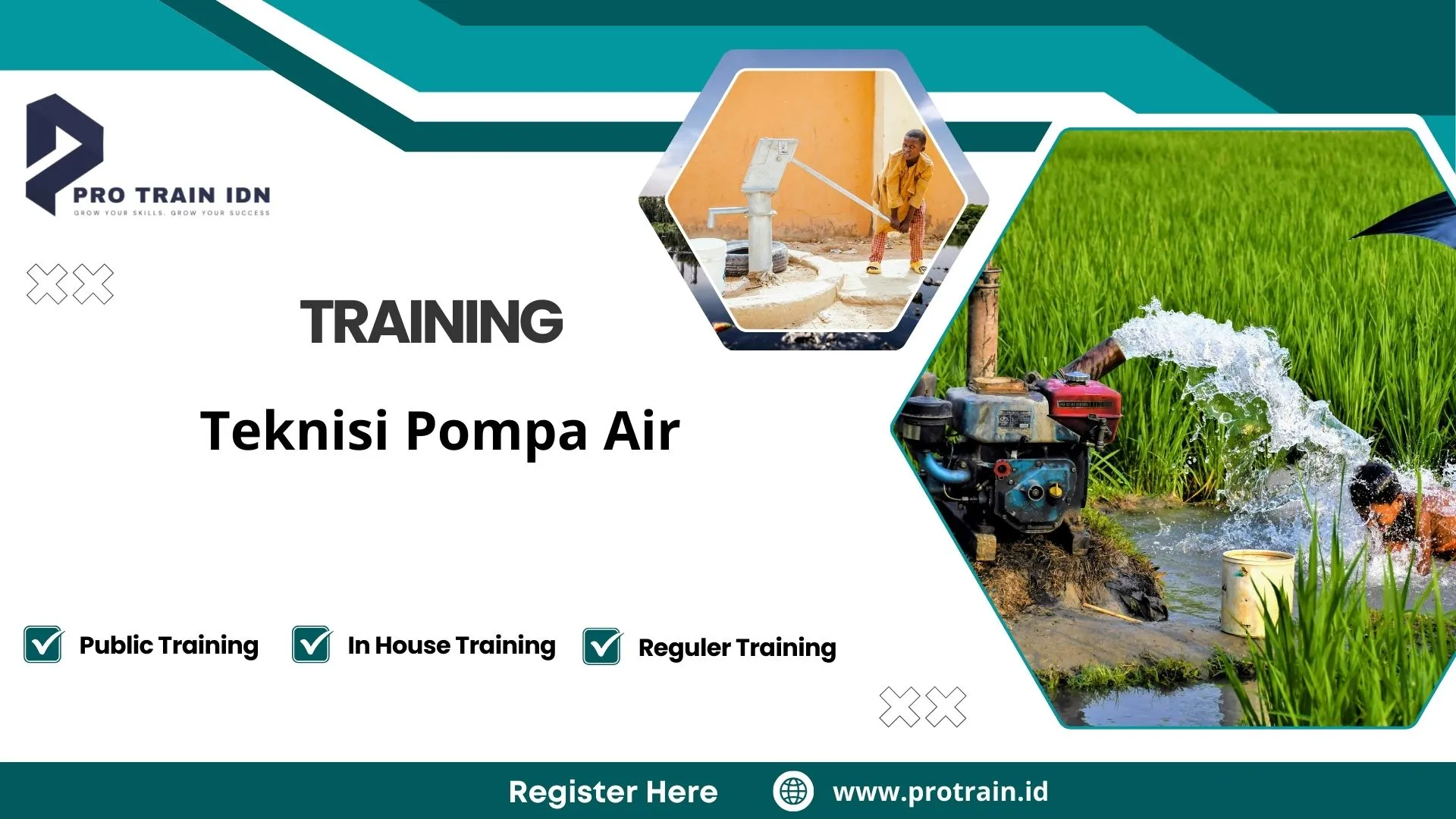 Training Teknisi Pompa Air