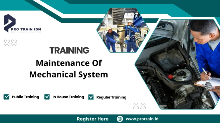 Pelatihan manajemen perawatan mesin pabrik