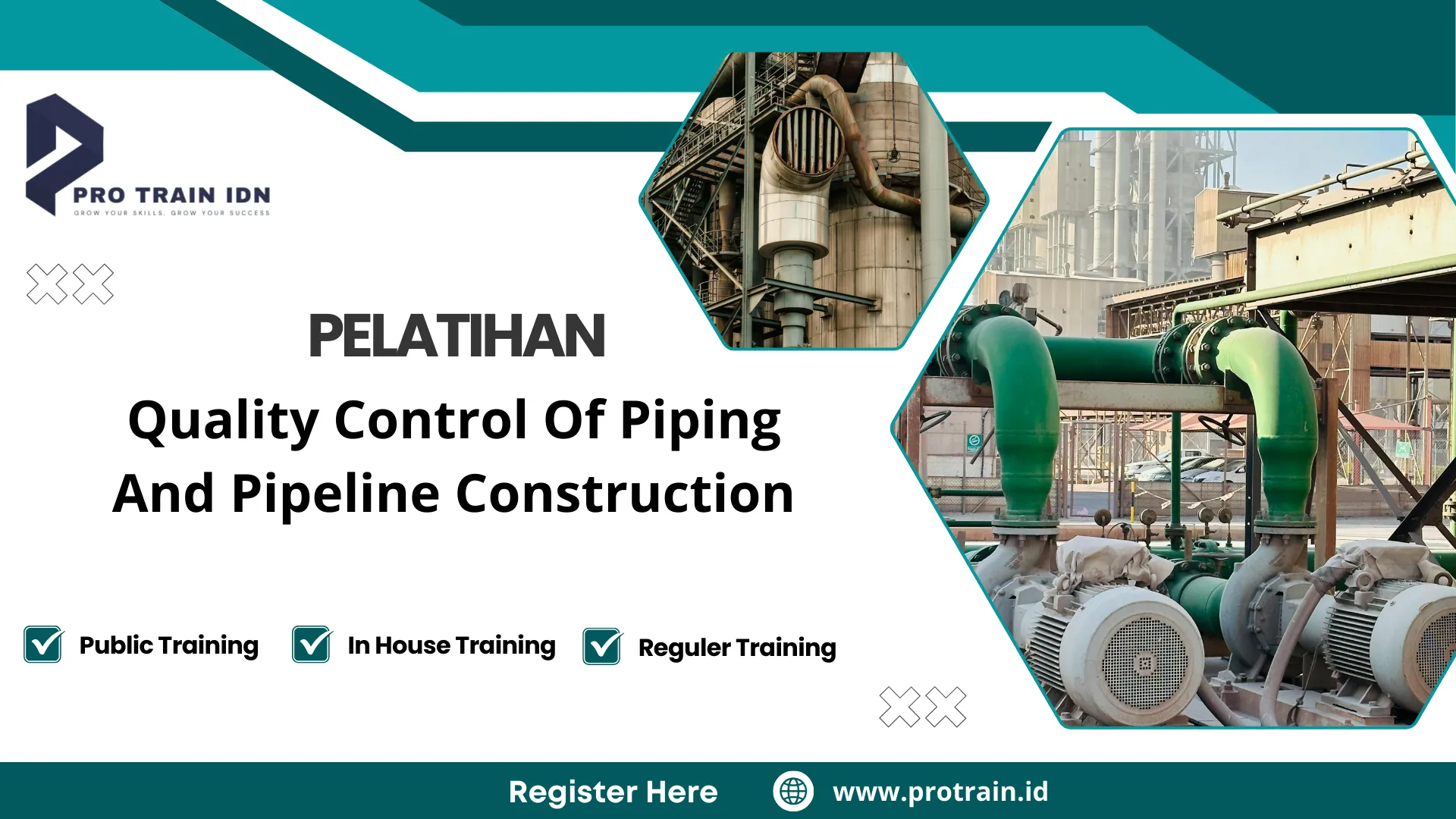 Pelatihan pengujian dan integritas pipeline