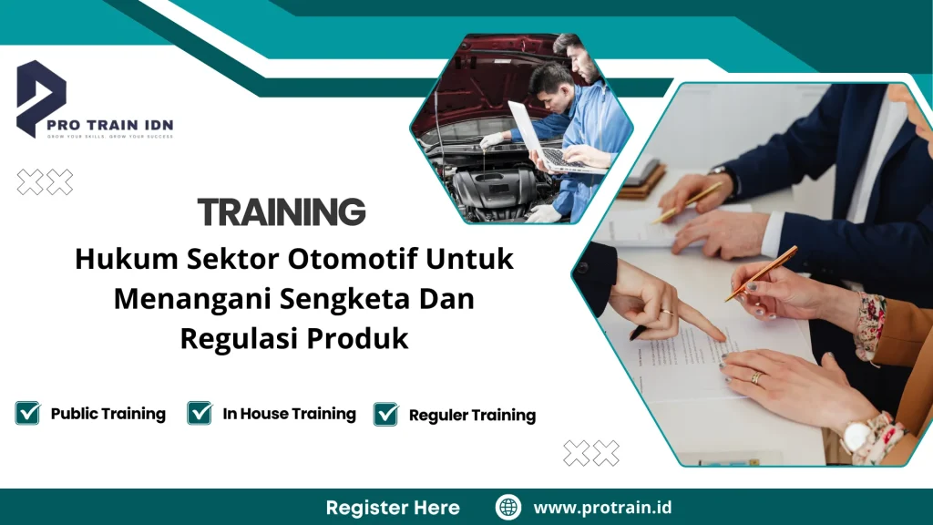 Pelatihan regulasi produk kendaraan