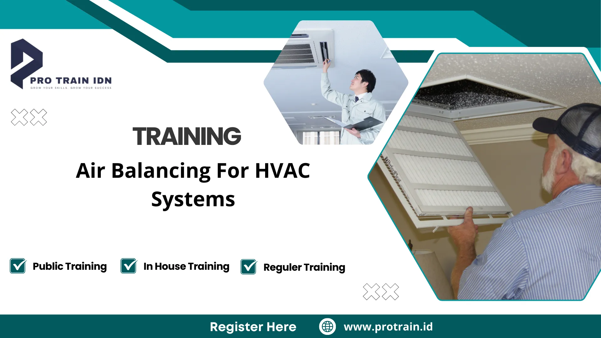 Pelatihan air balancing HVAC
