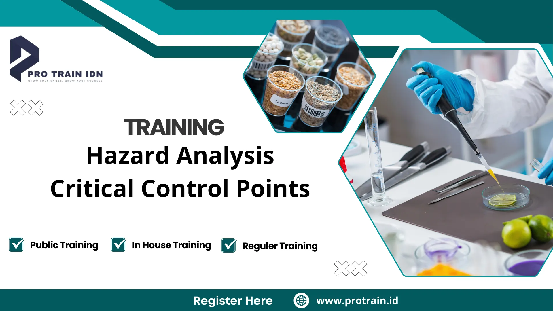 Pelatihan manajemen risiko keamanan makanan