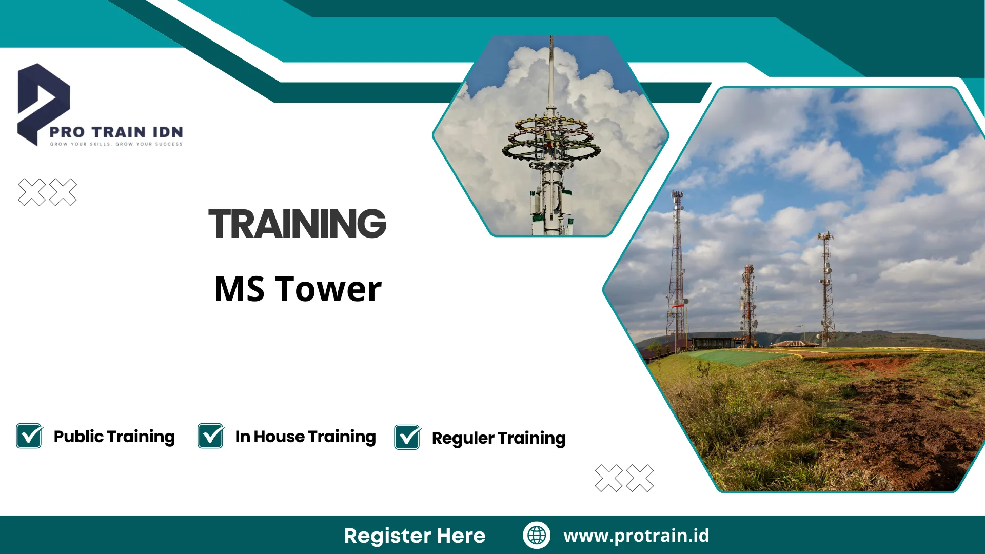 Pelatihan MS tower telekomunikasi