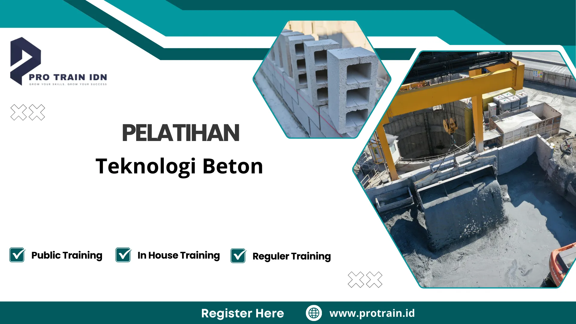 Pelatihan pengujian mutu beton