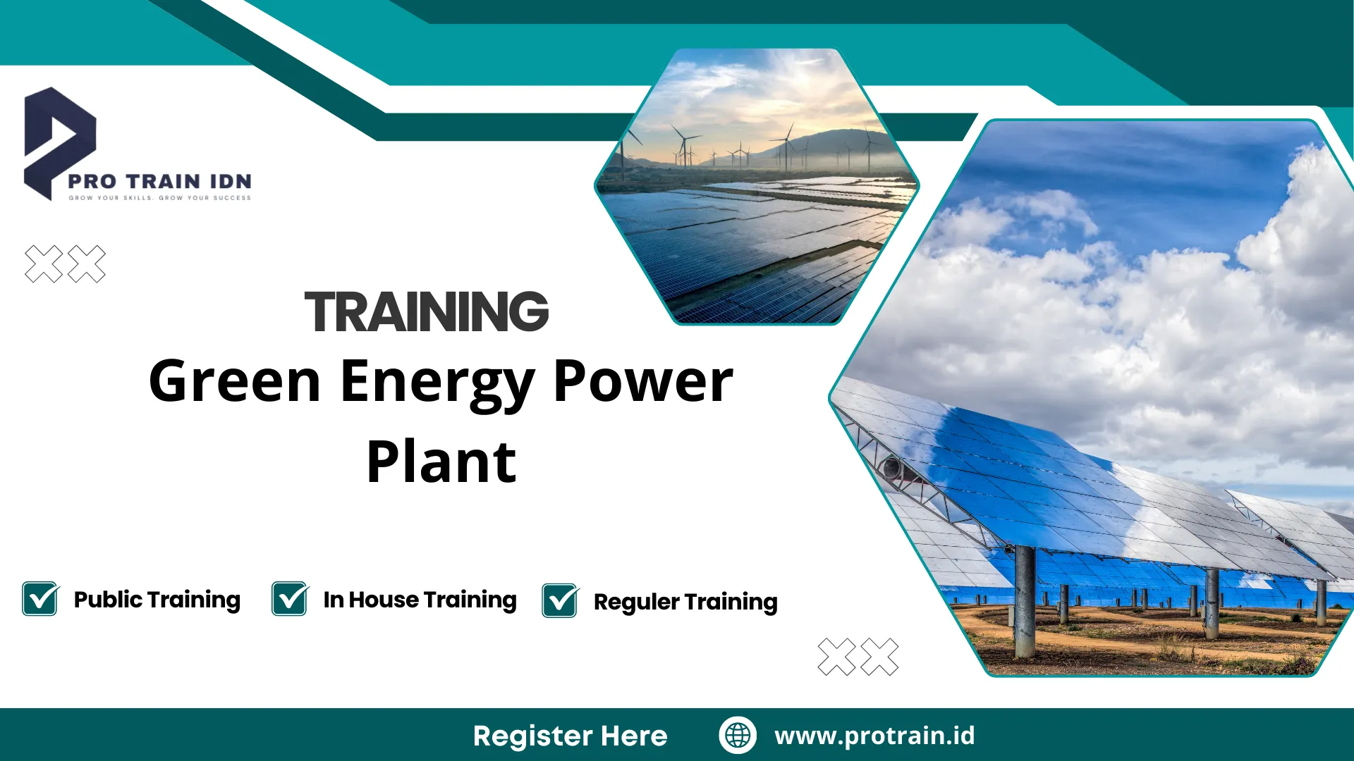 Pelatihan operasi dan pemeliharaan energi hijau