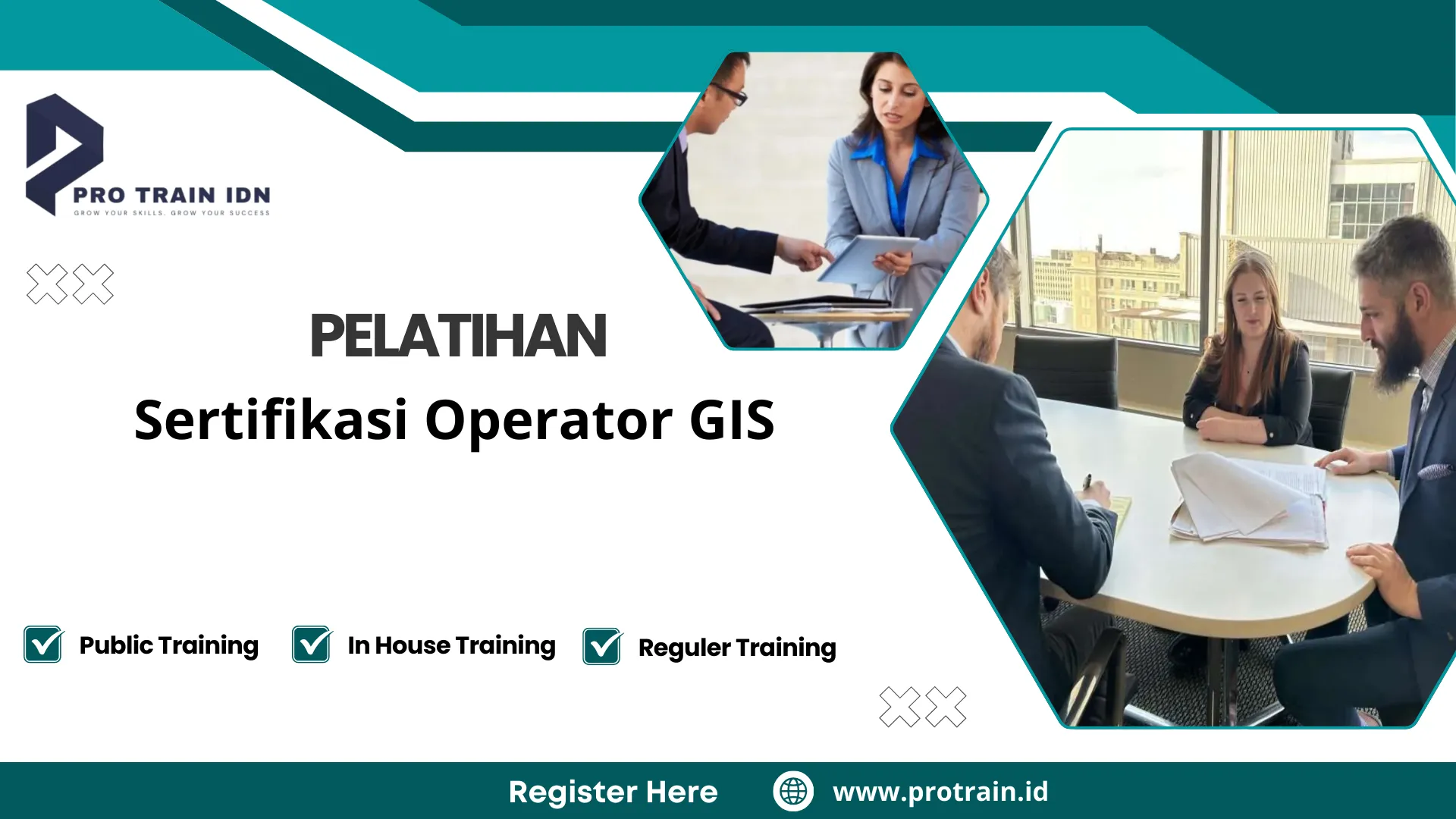Pelatihan sertifikasi operator GIS resmi