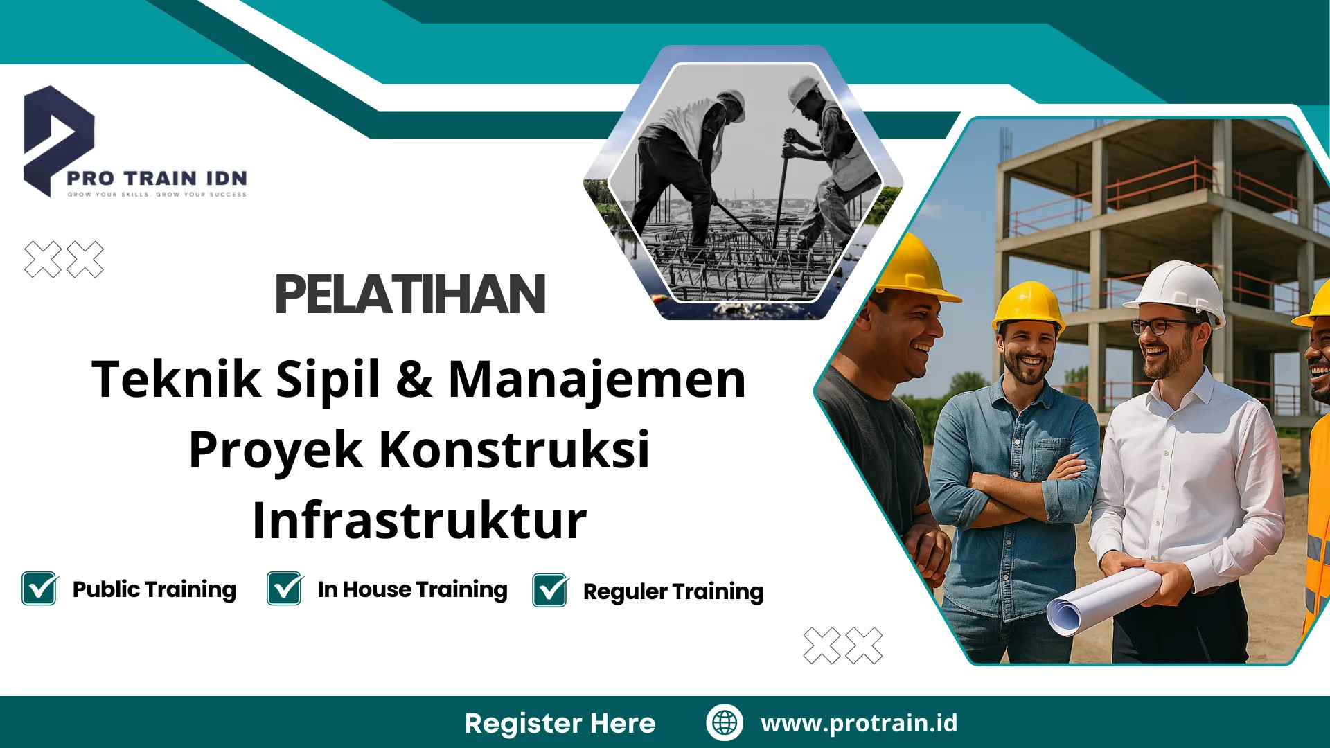 Pelatihan Teknik Sipil & Manajemen Proyek Konstruksi Infrastruktur