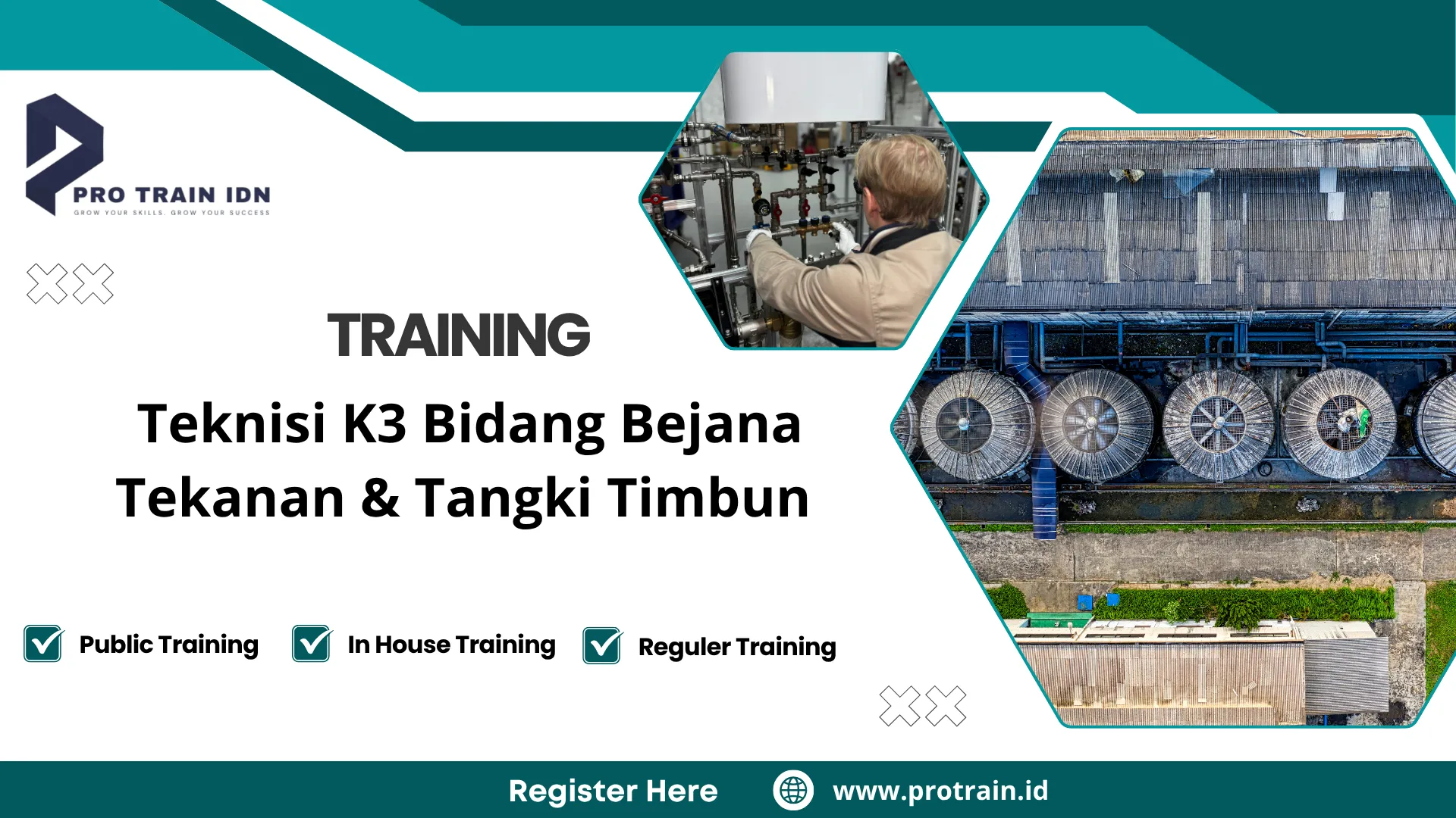 Pelatihan sertifikasi operator bejana tekanan