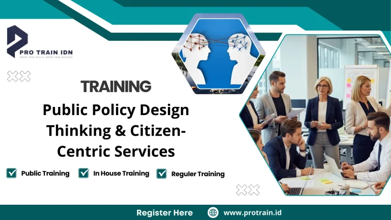 Training Public Policy Design Thinking & Citizen-Centric Services