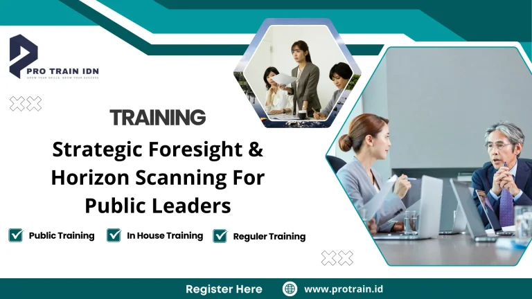 Training Strategic Foresight & Horizon Scanning For Public Leaders