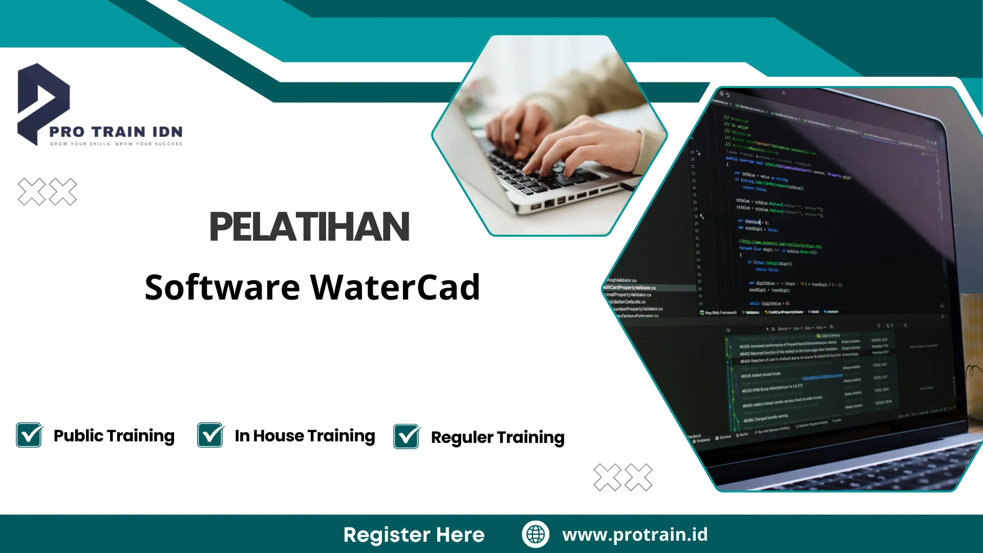 Pelatihan desain sistem perpipaan air bersih