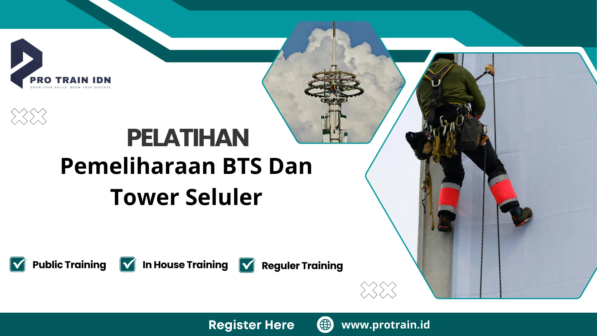 Pelatihan pemeliharaan BTS profesional