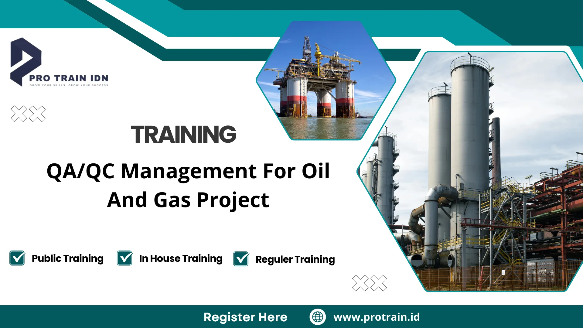 Pelatihan QA QC proyek minyak dan gas