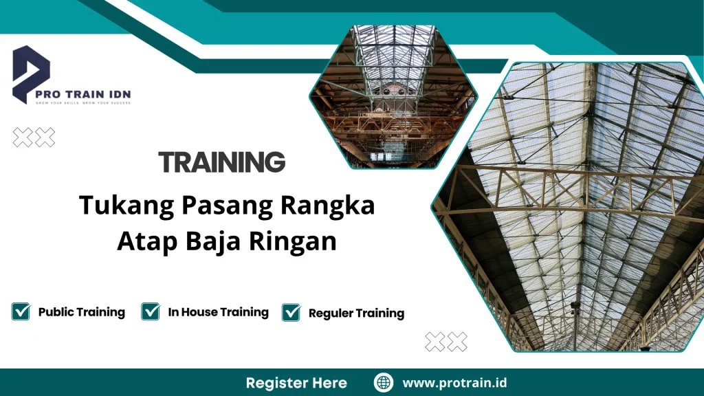 Pelatihan konstruksi atap modern