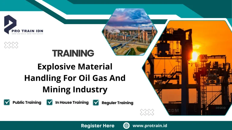 Pelatihan pengelolaan bahan peledak industri