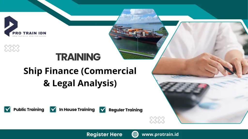 Pelatihan pembiayaan kapal dan hukum maritim
