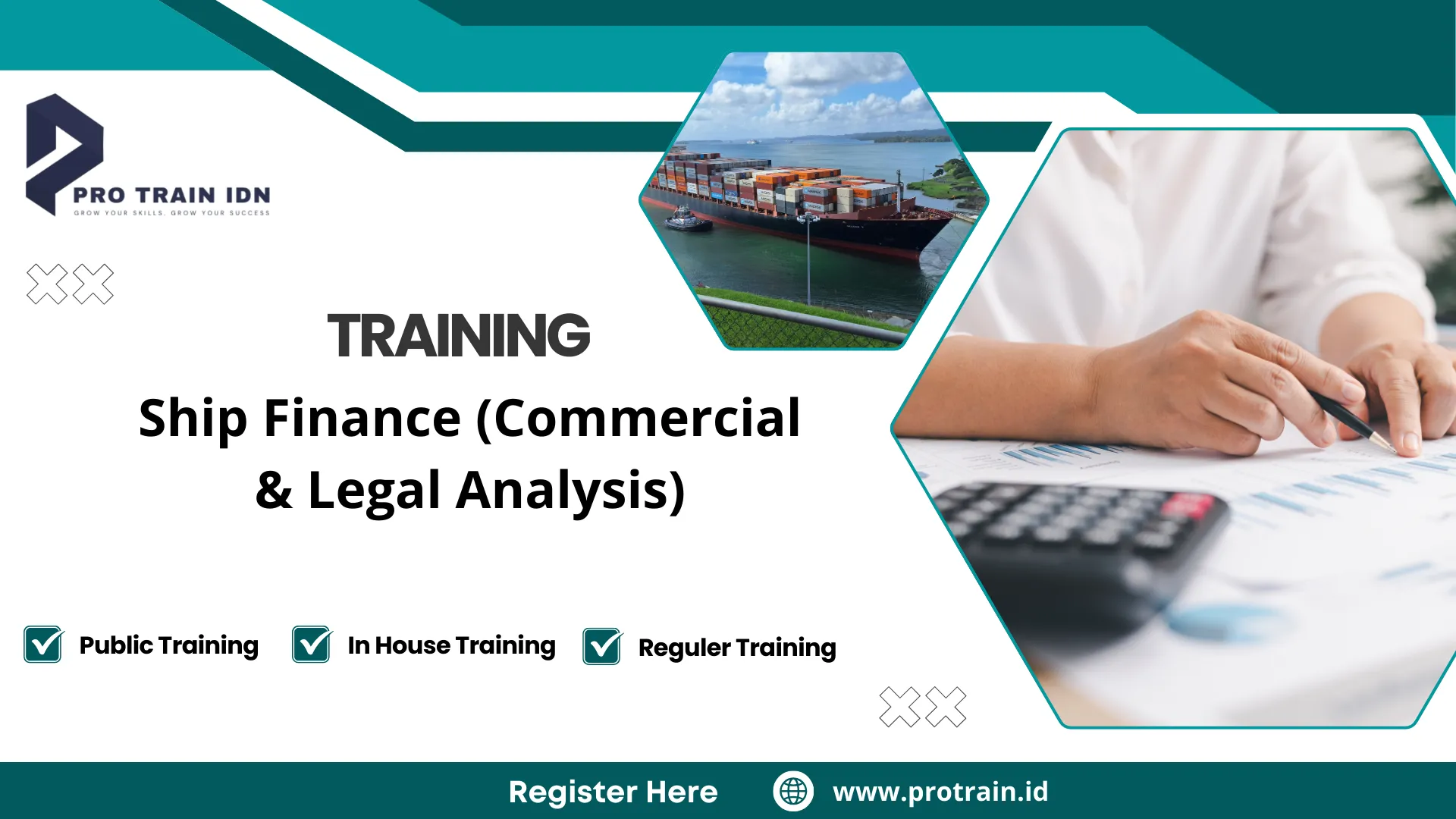 Pelatihan pembiayaan kapal dan hukum maritim