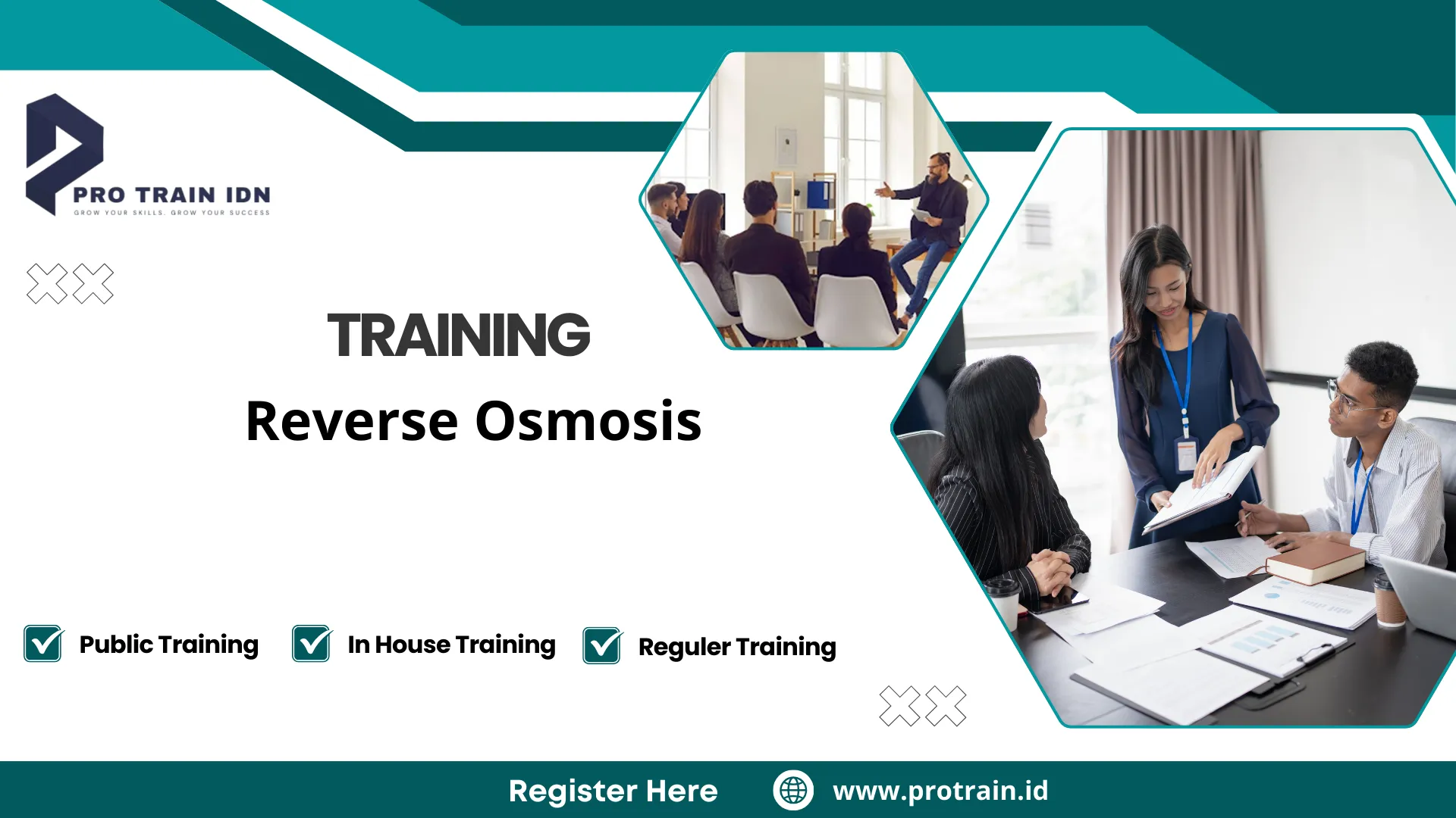 Pelatihan reverse osmosis process