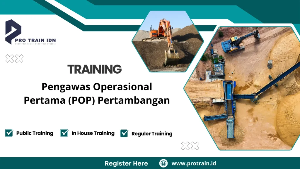 Pelatihan sertifikasi pengawas operasional pertama pertambangan