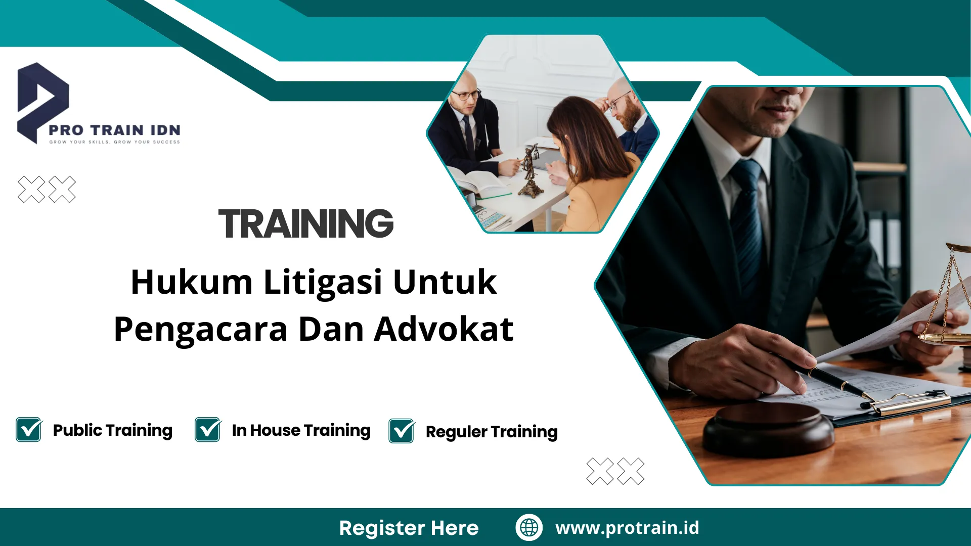 Pelatihan strategi penanganan perkara hukum