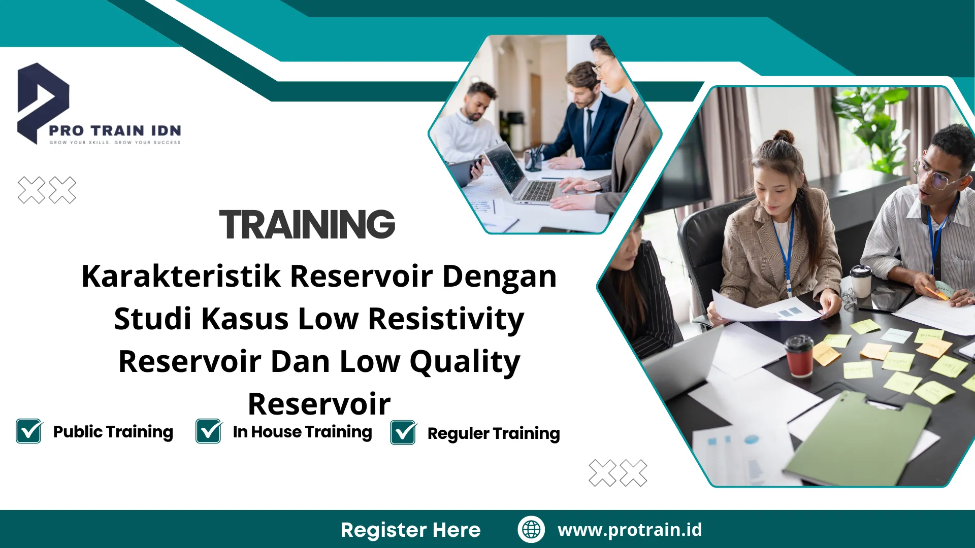 Pelatihan karakteristik low resistivity reservoir