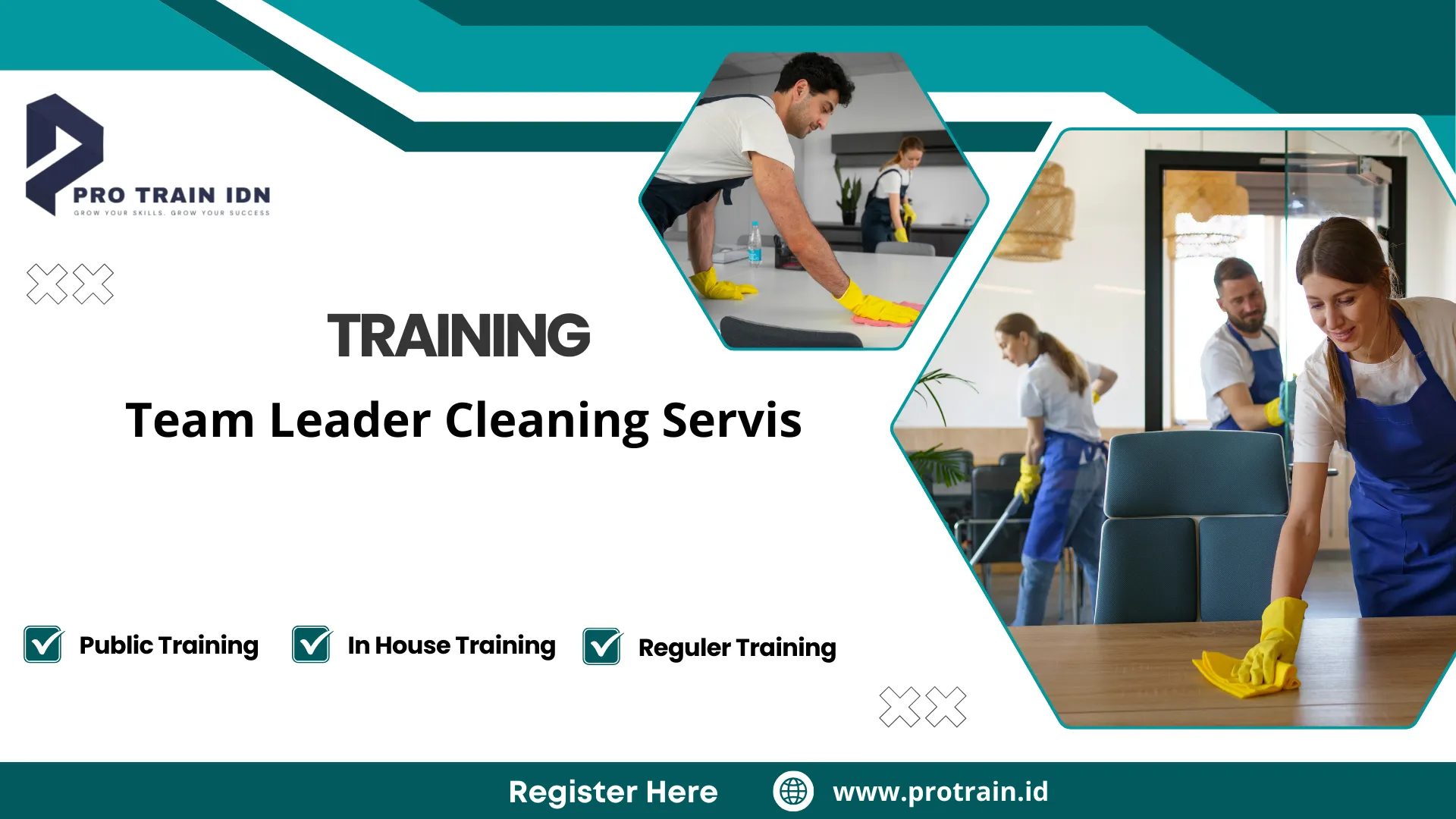 Pelatihan manajemen tim kebersihan