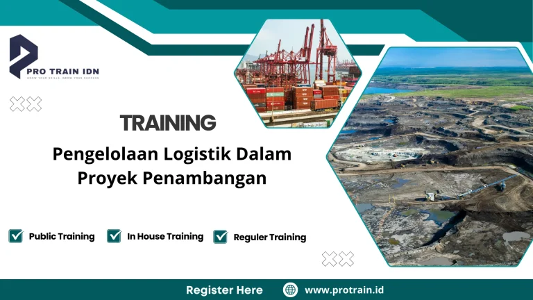 Pelatihan pengelolaan logistik industri tambang