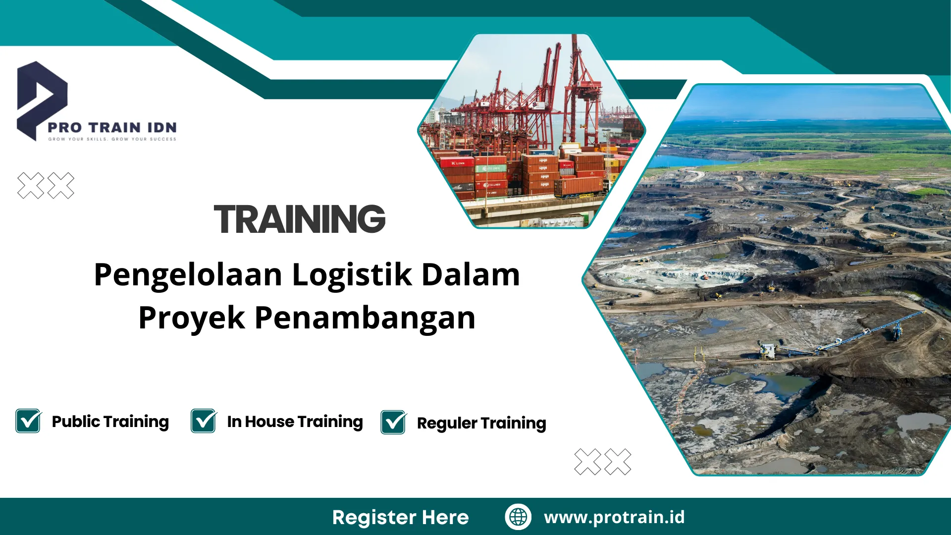 Pelatihan pengelolaan logistik industri tambang