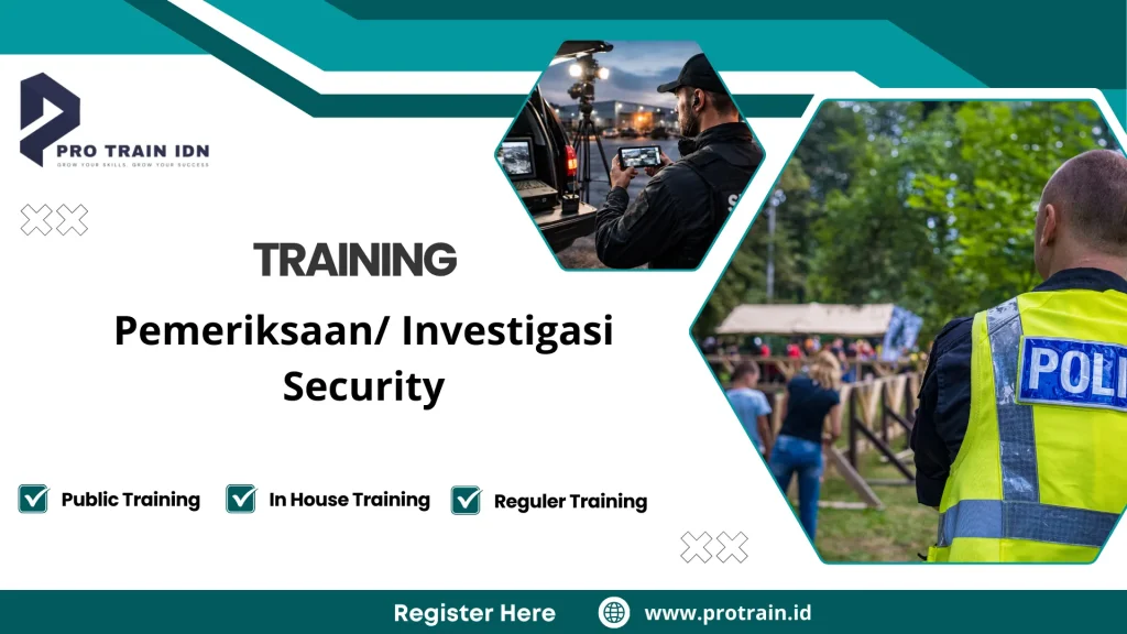 Pelatihan teknik investigasi internal