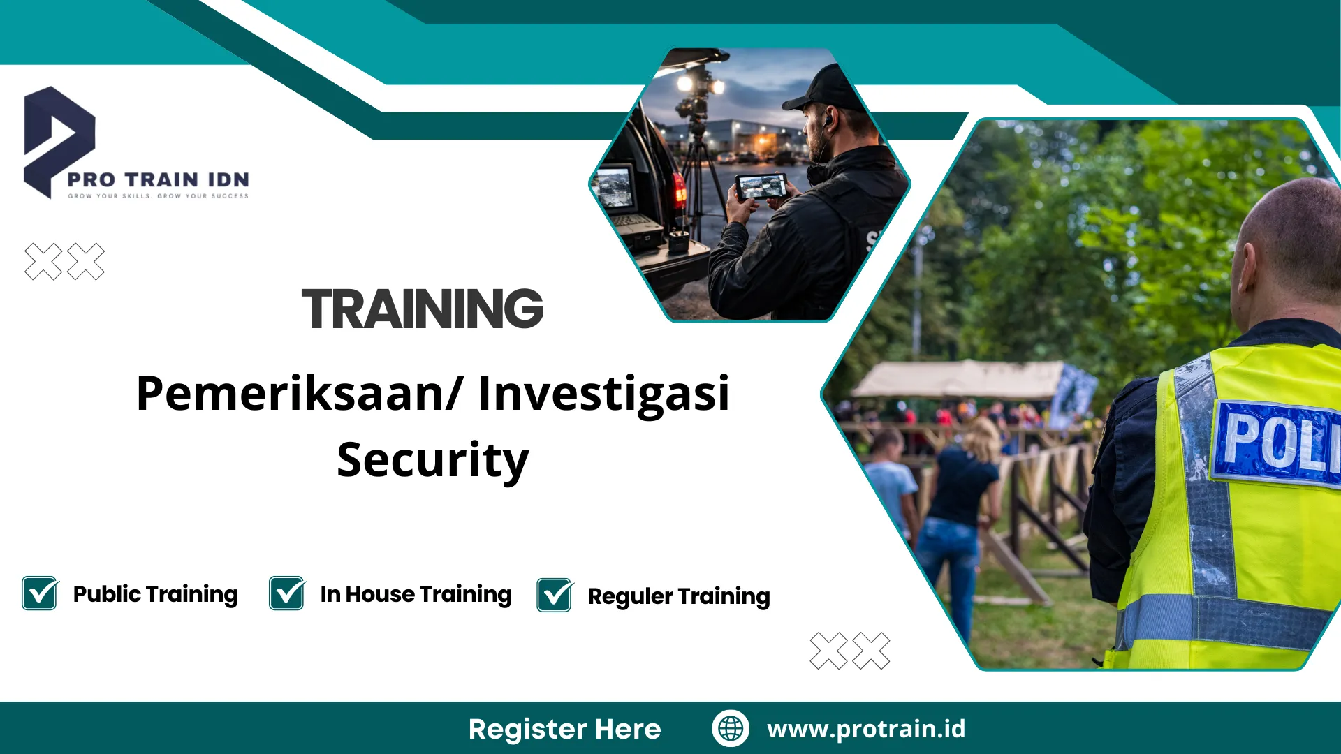 Pelatihan teknik investigasi internal