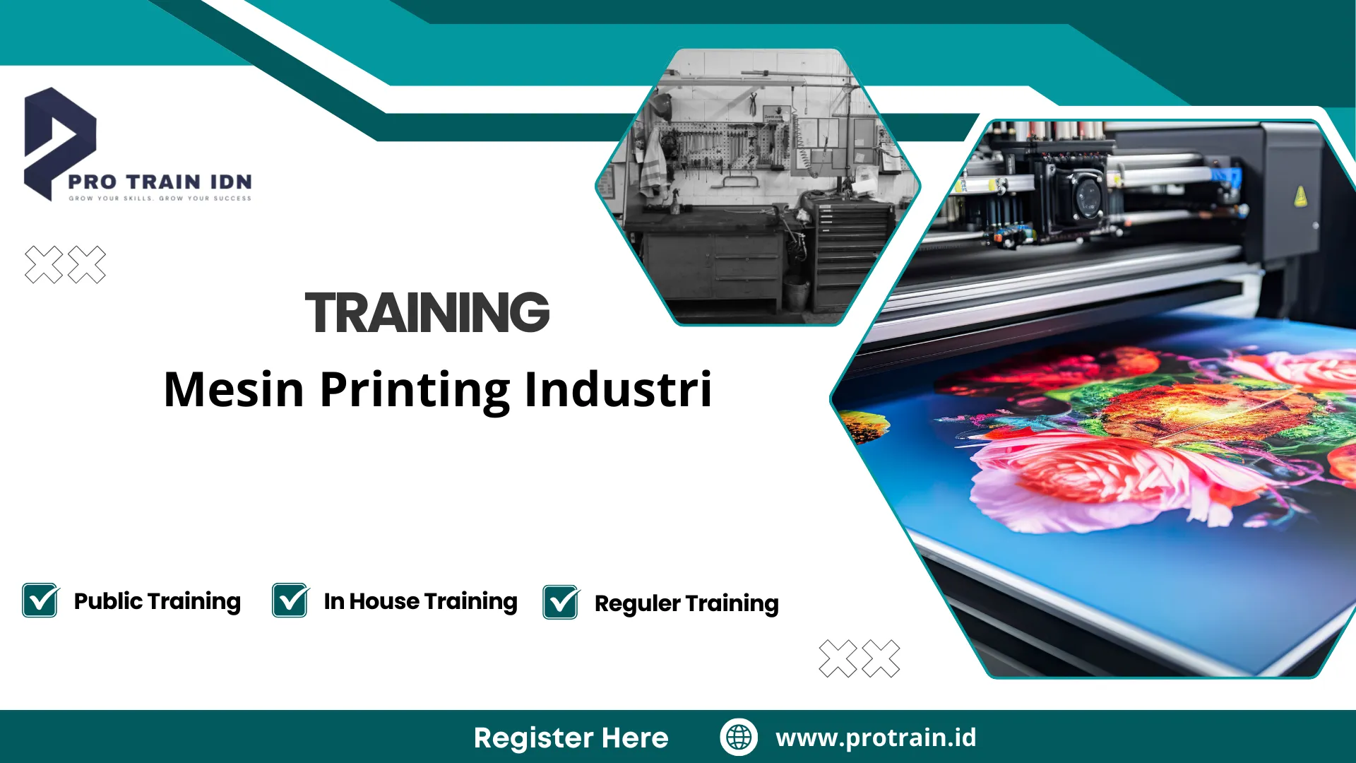Pelatihan proses produksi percetakan