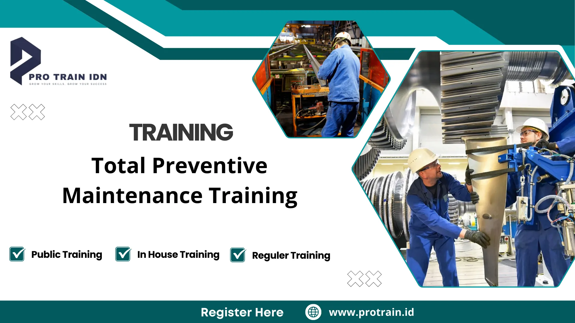 Pelatihan strategi pemeliharaan mesin industri