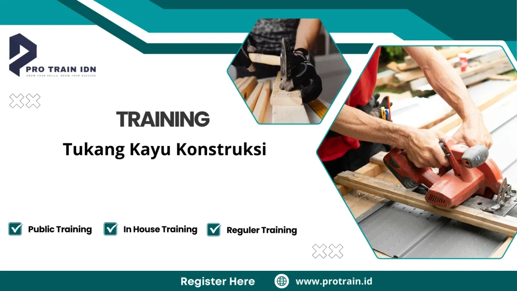 Pelatihan teknik pekerjaan kayu bangunan