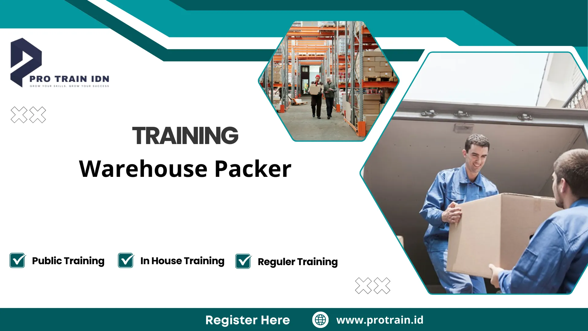 Pelatihan packing barang gudang