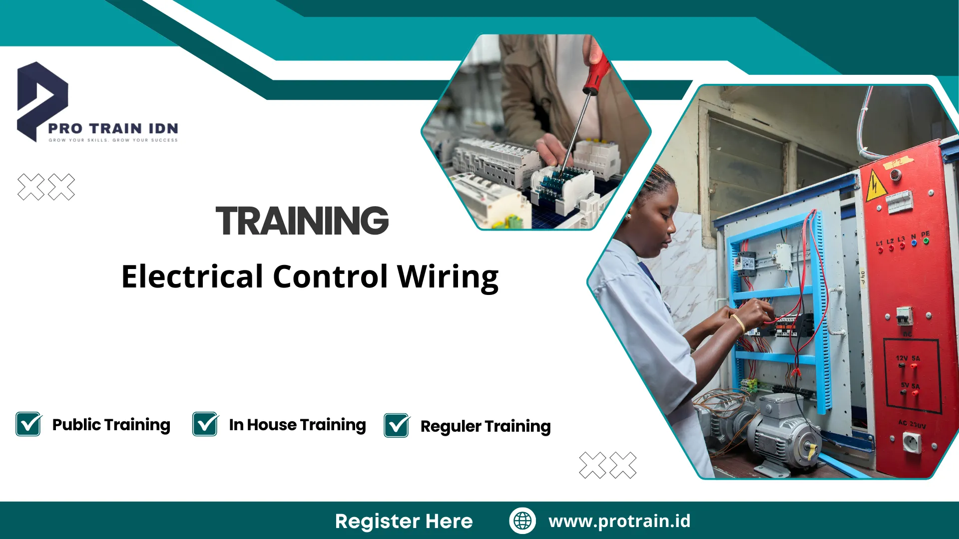 Pelatihan instalasi panel kontrol industri