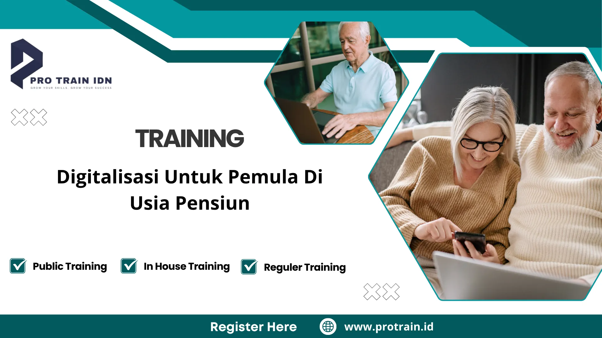 Pelatihan digitalisasi untuk pensiun