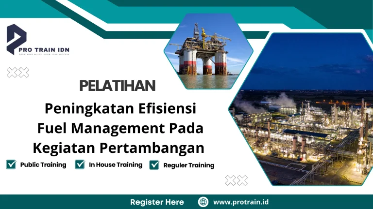 Pelatihan fuel management alat berat