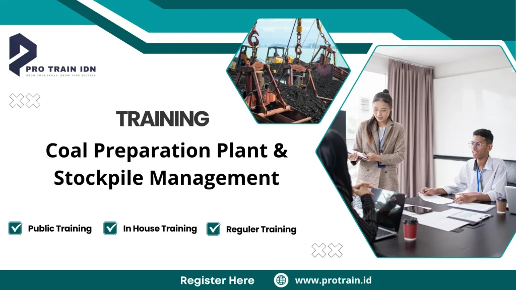 Pelatihan manajemen stockpile tambang