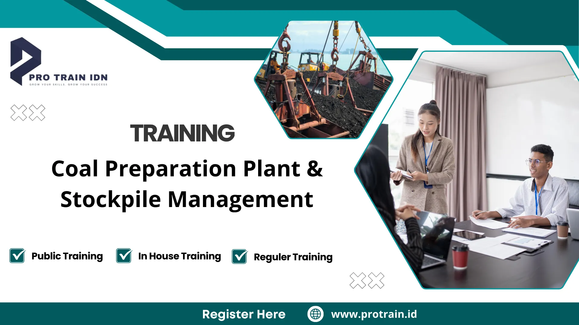 Pelatihan manajemen stockpile tambang