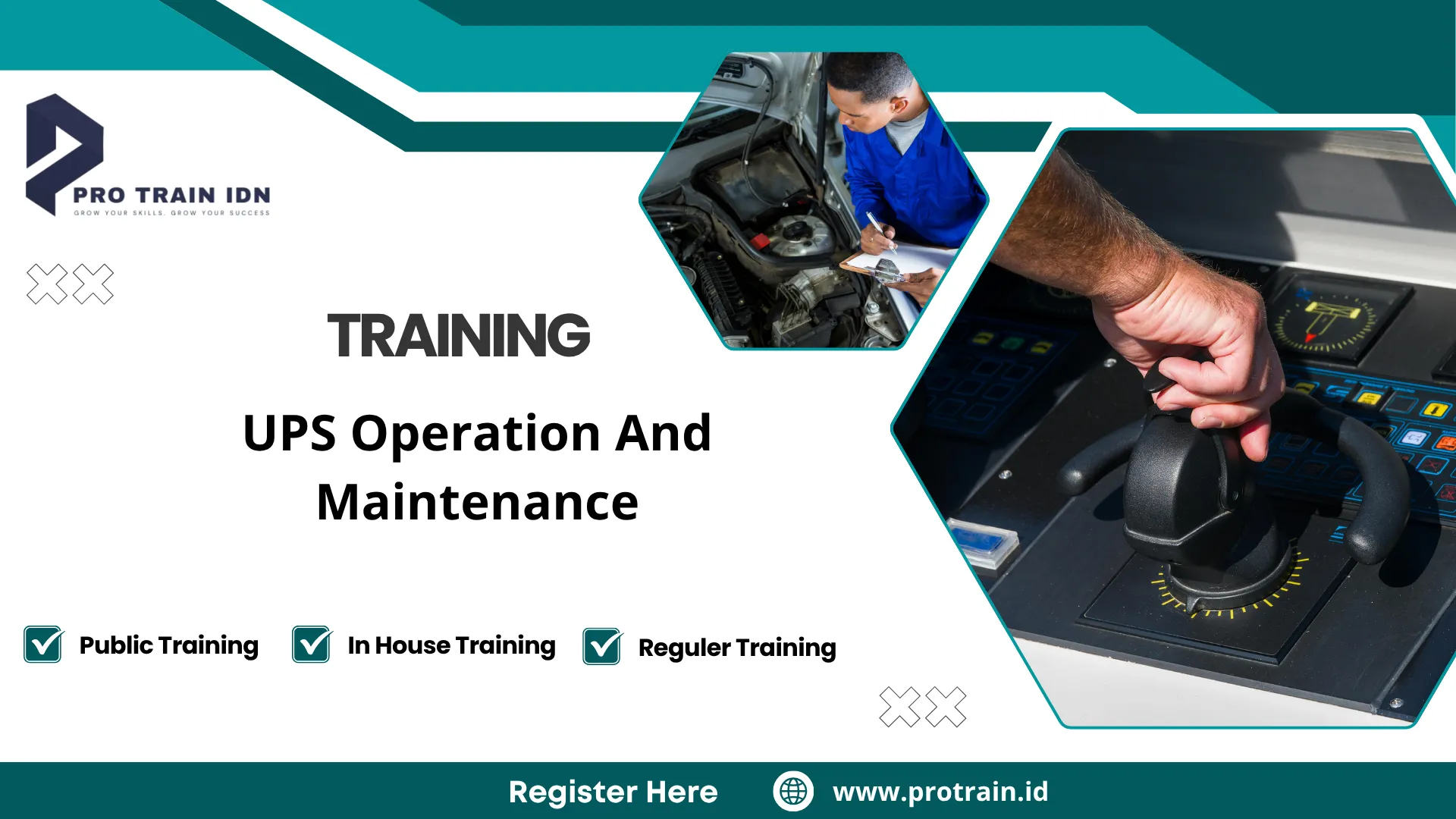 Pelatihan operasi UPS industri