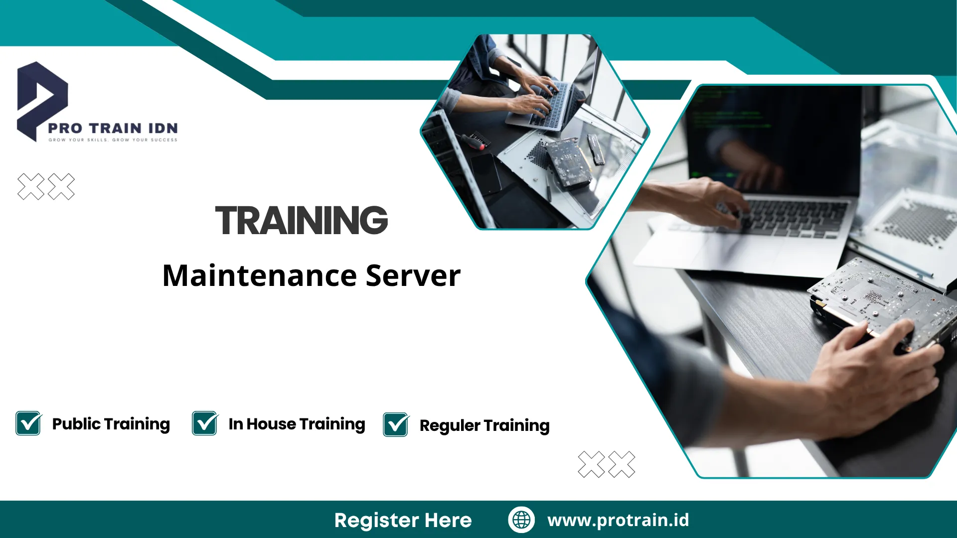 Pelatihan manajemen server IT